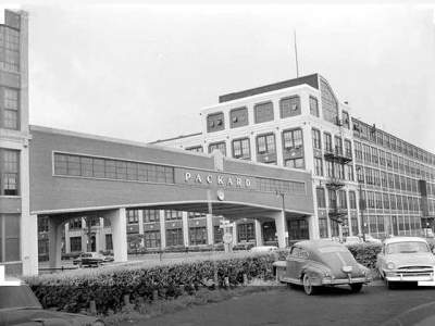 Packard Building in the 1950s